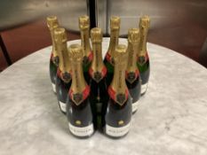 (9) Bottles of Bollinger Special Cuvee Champagne