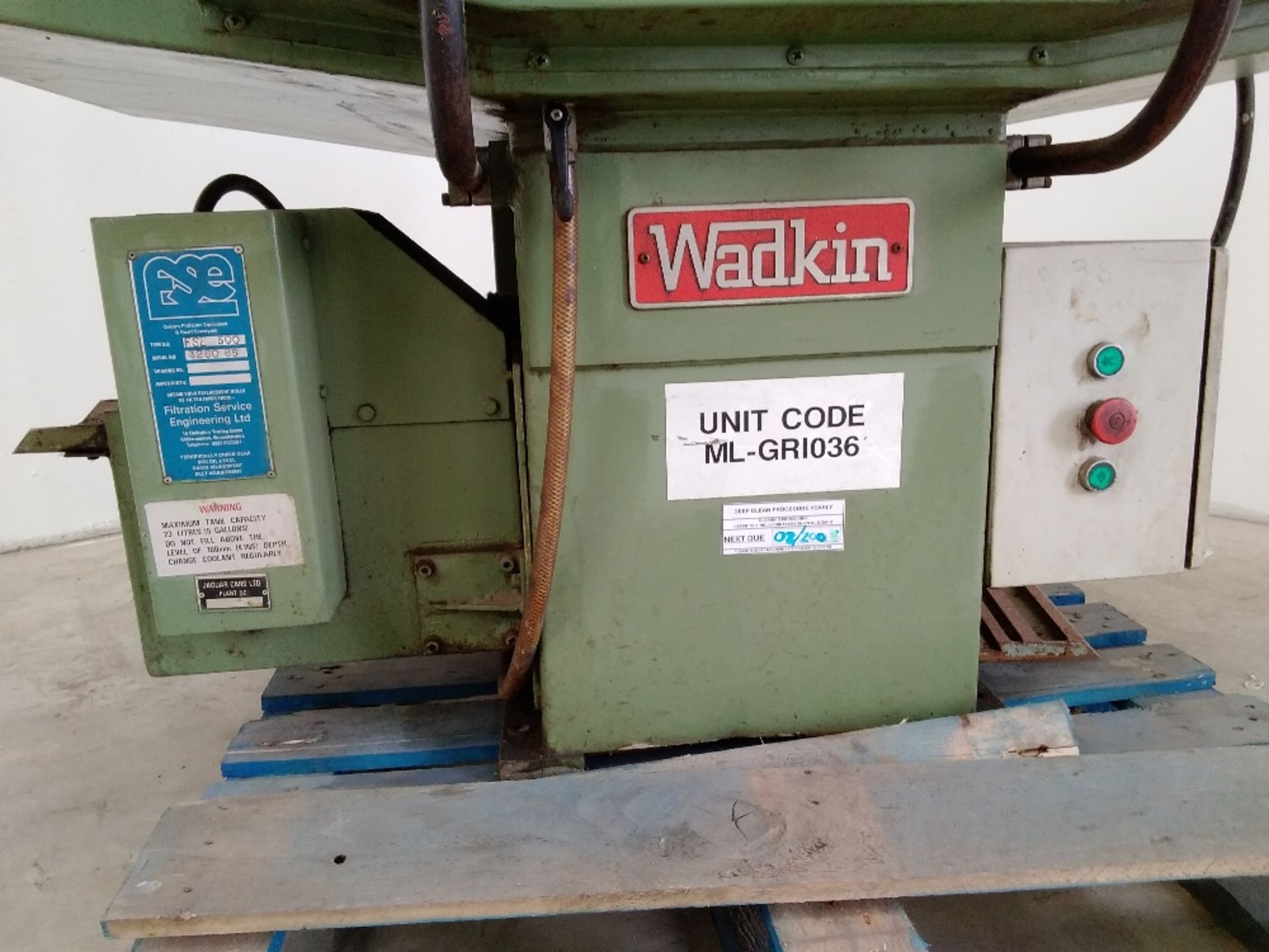 Wadkin FSE500 Tool Sharpener - Image 8 of 8