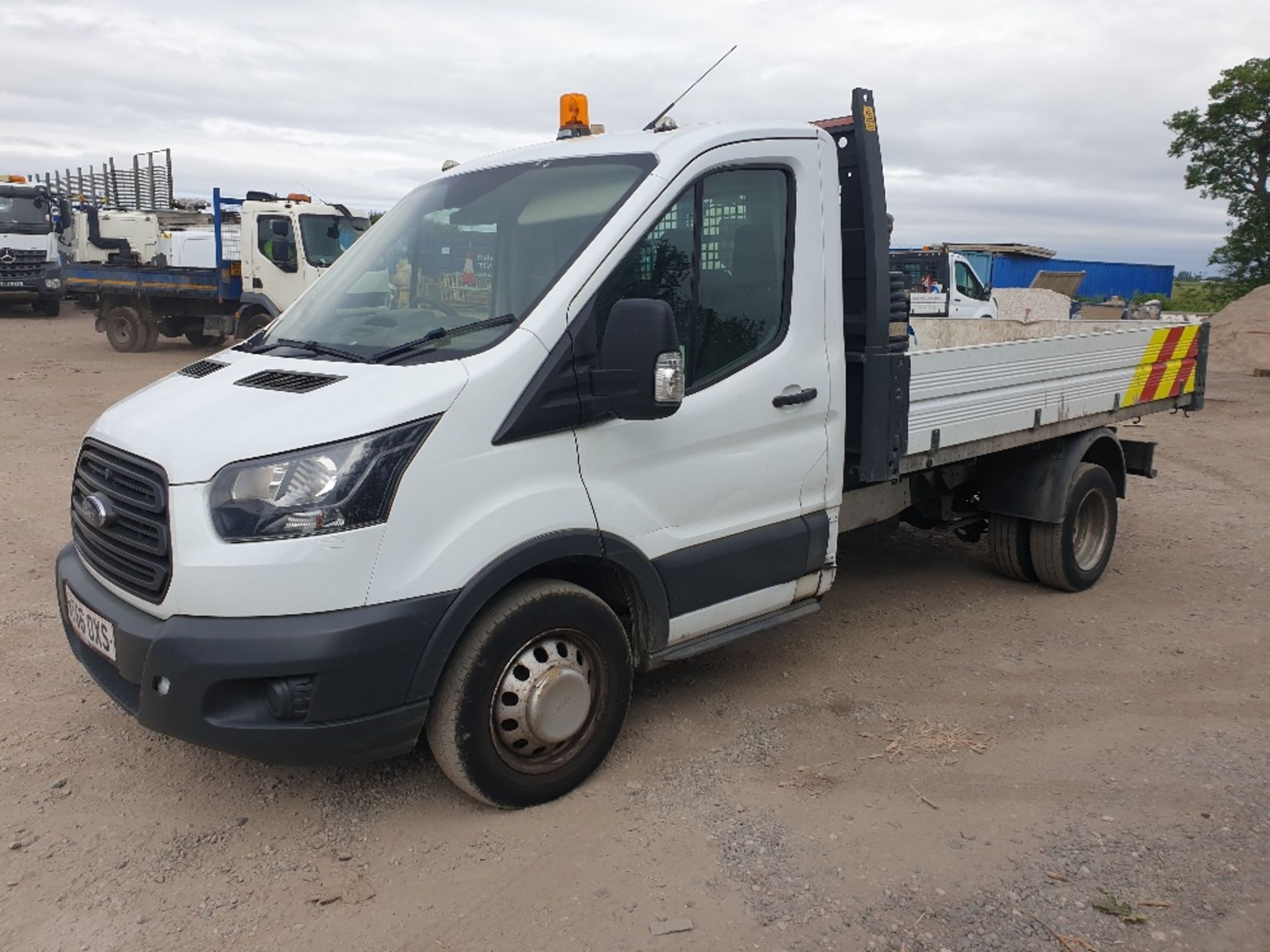 Ford Transit 350 L2 single cab Tipper aluminium dropside body MT66 OXS - Image 5 of 18