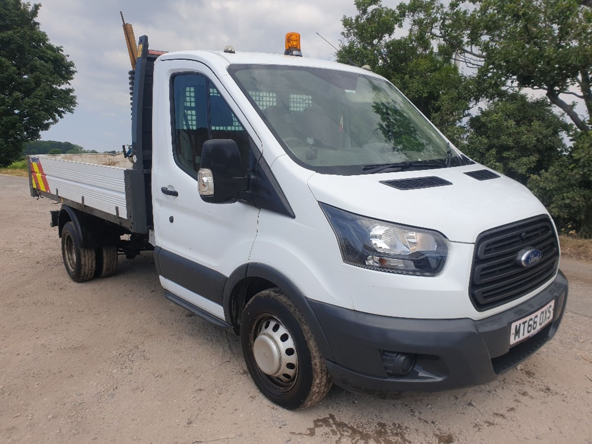 Ford Transit 350 L2 single cab Tipper aluminium dropside body MT66 OXS