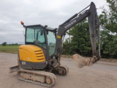 Volvo EC2.7C 3ton Mini Excavator & Bucket