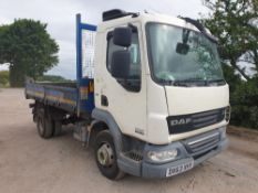 DAF LF FA 45.160 Ti with Brit-Tipp tipper body DX63 XKV