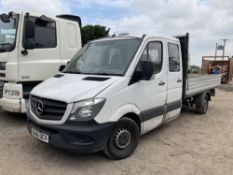 Mercedes Crew Cab Sprinter Dropside 313 Cdi with aluminium dropside body DA66 OCV