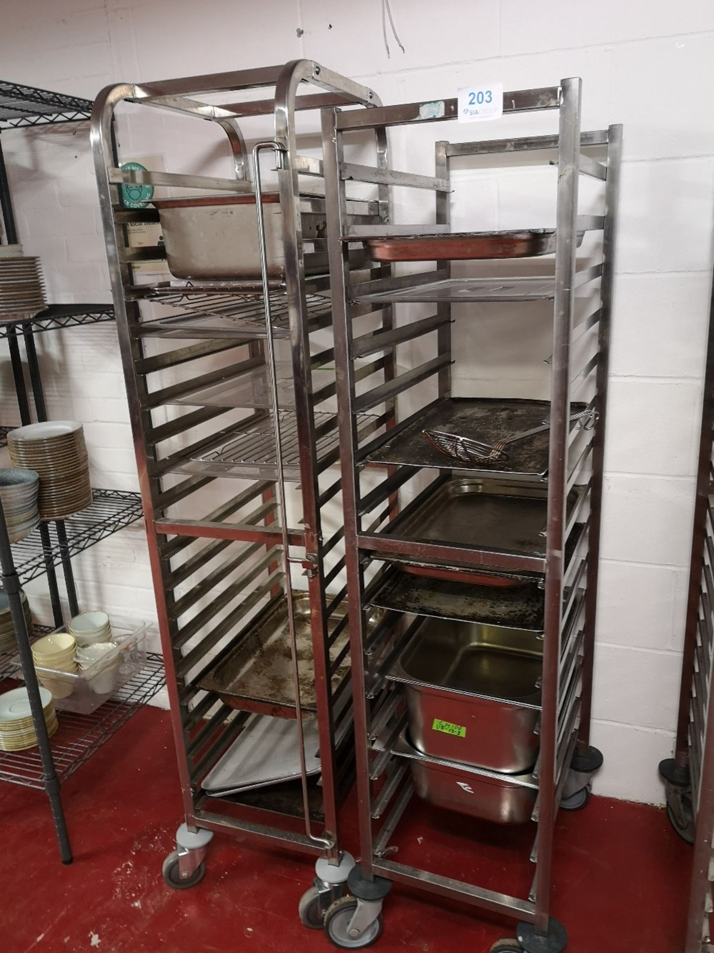 (2) Stainless Steel Baking Tray Trolleys to Include: - Image 2 of 3