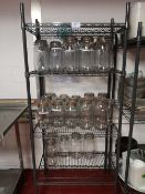 Four Tier Wire Rack & Contents to Include