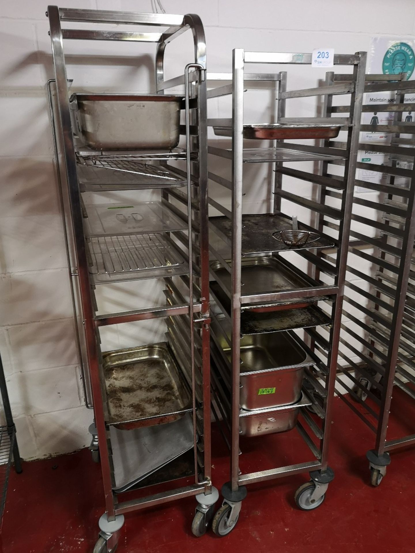 (2) Stainless Steel Baking Tray Trolleys to Include: - Image 3 of 3