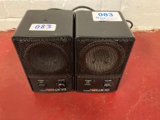 (2) Fostex 6301B personal monitor speakers