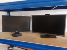(2) Acer LCD Monitors