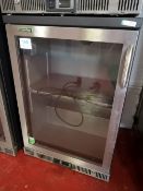 Gamko MG2/150RGCS Glass Single Door Under Counter Fridge