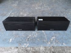 (2) Ecler Arqis ARQIS205BK Architectural Installation Speakers