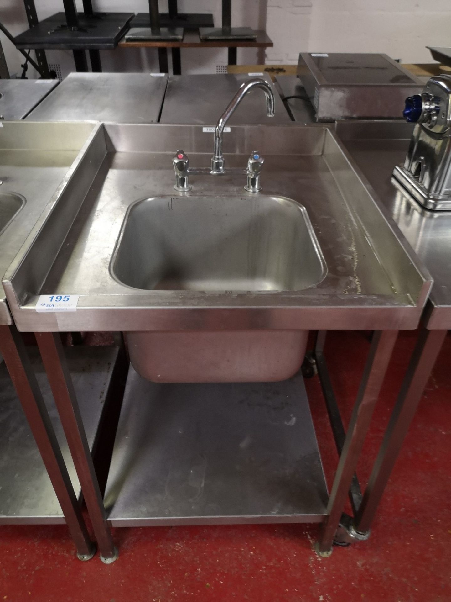 Stainless Steel Two Tier Sink Unit