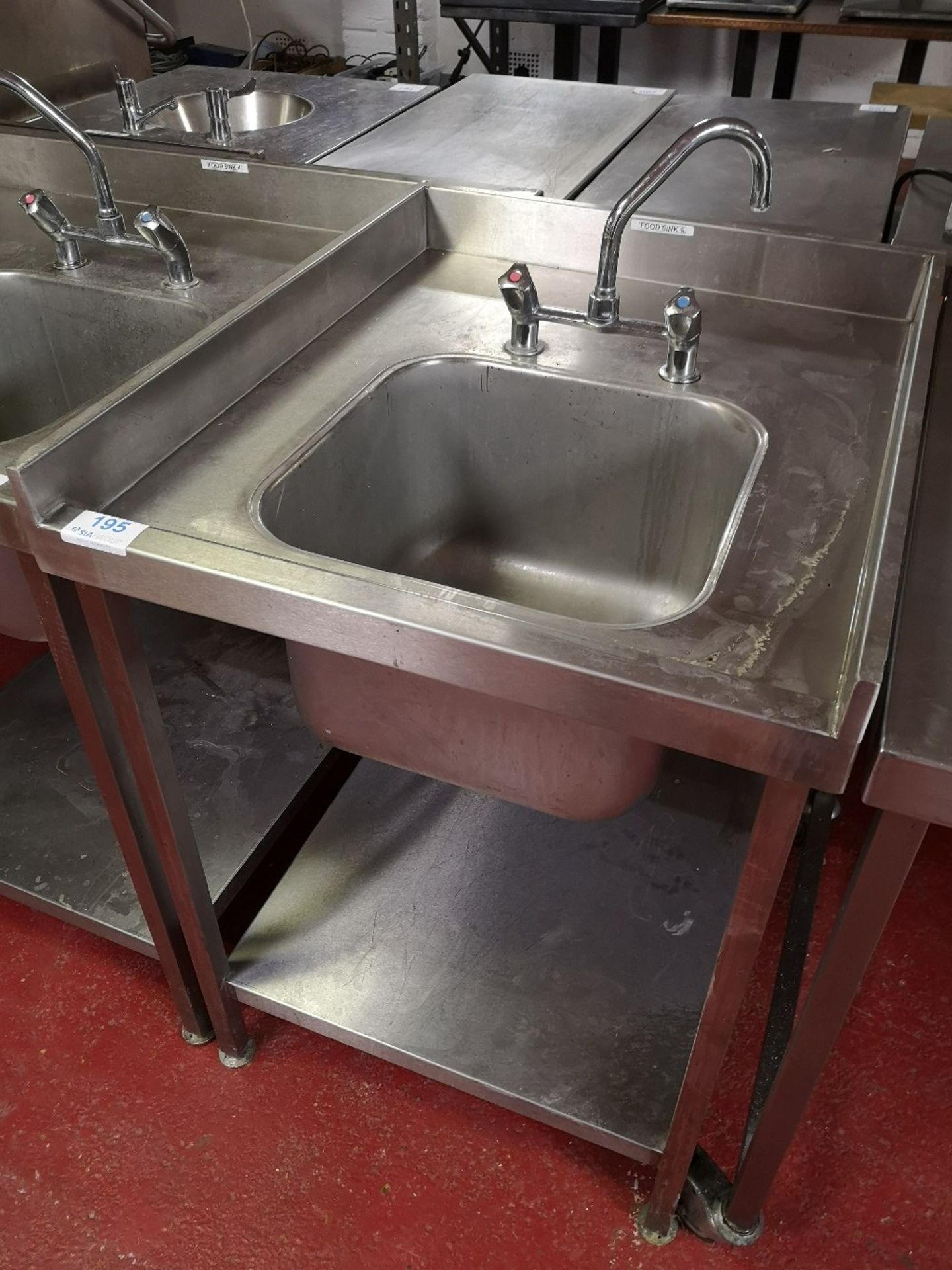 Stainless Steel Two Tier Sink Unit - Image 2 of 3