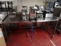 Stainless Steel Preparation Table