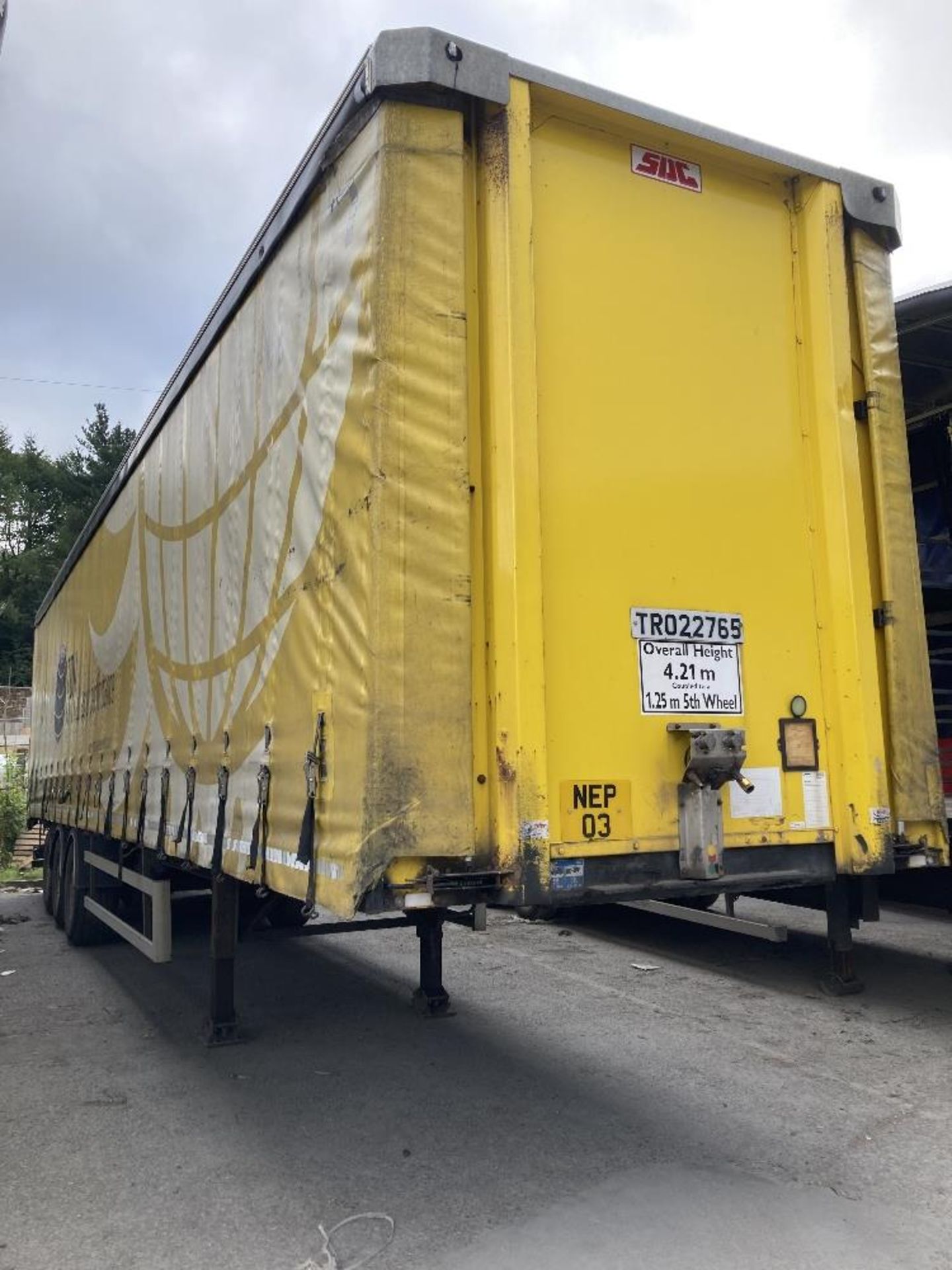 SDC 13.7mtr tri-axle curtainside trailer - Image 2 of 12