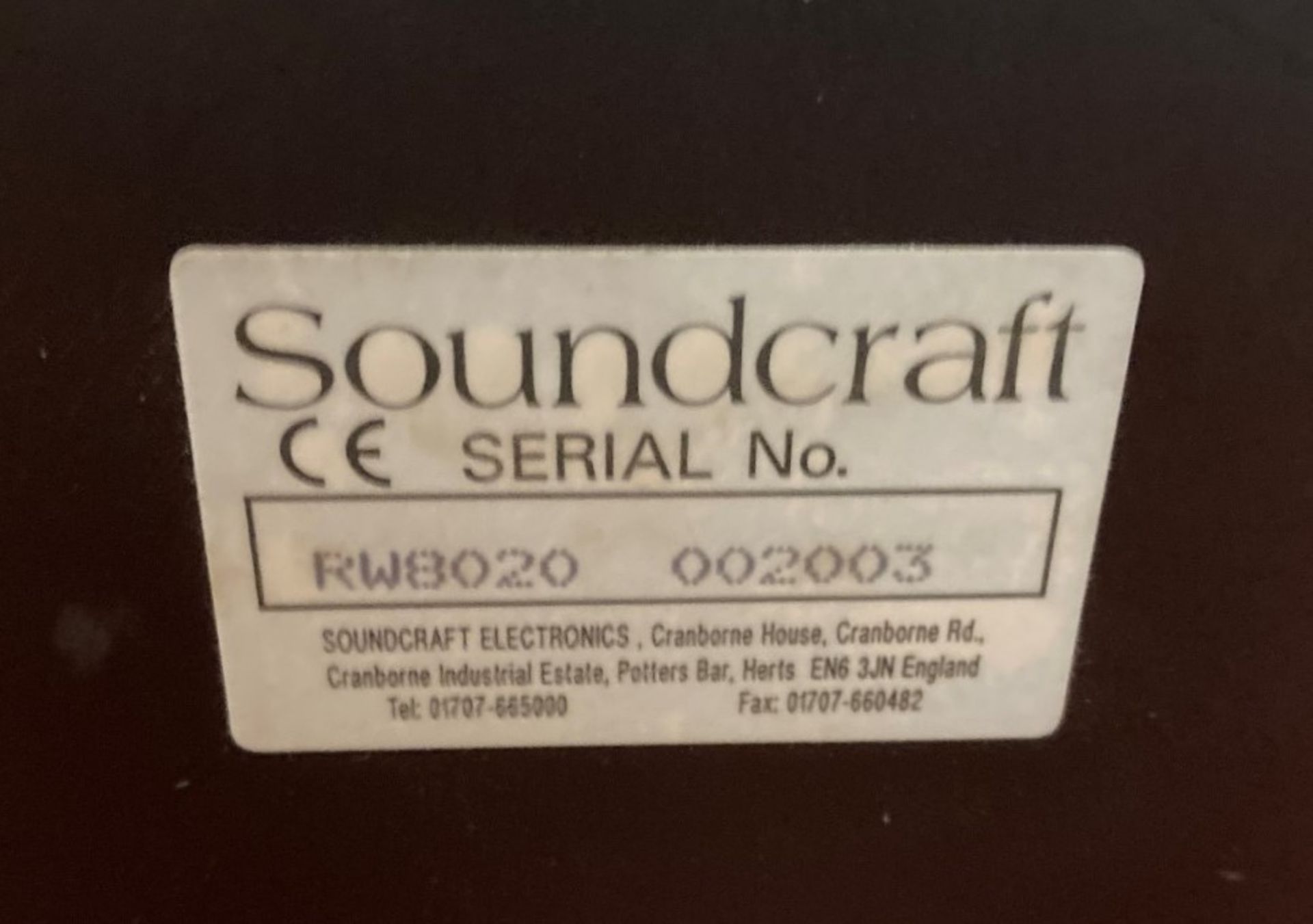 Soundcraft CPS275 power supply rackmount audio mixer - Image 4 of 4