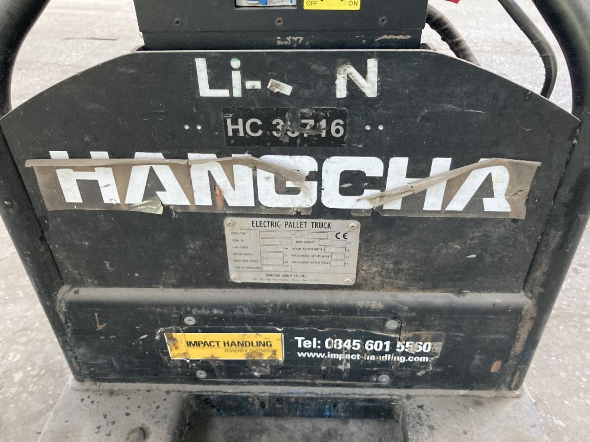 Hangcha CBD15 1,500kg electric pallet truck - Image 3 of 7