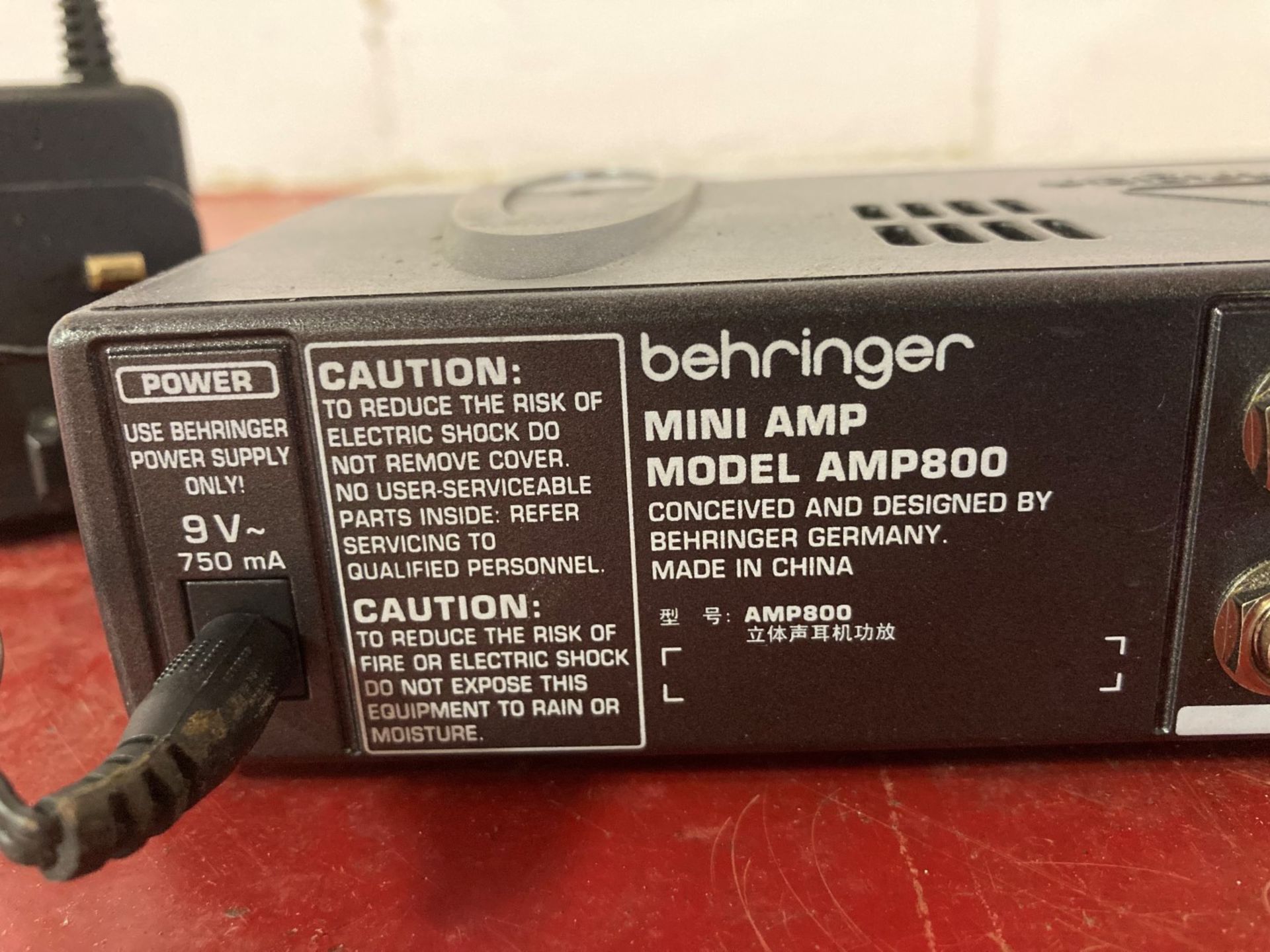 Behringer Amp800 four channel headphone amplifier - Image 3 of 3