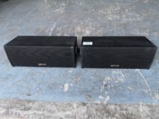 (2) Ecler Arqis ARQIS205BK Architectural Installation Speakers