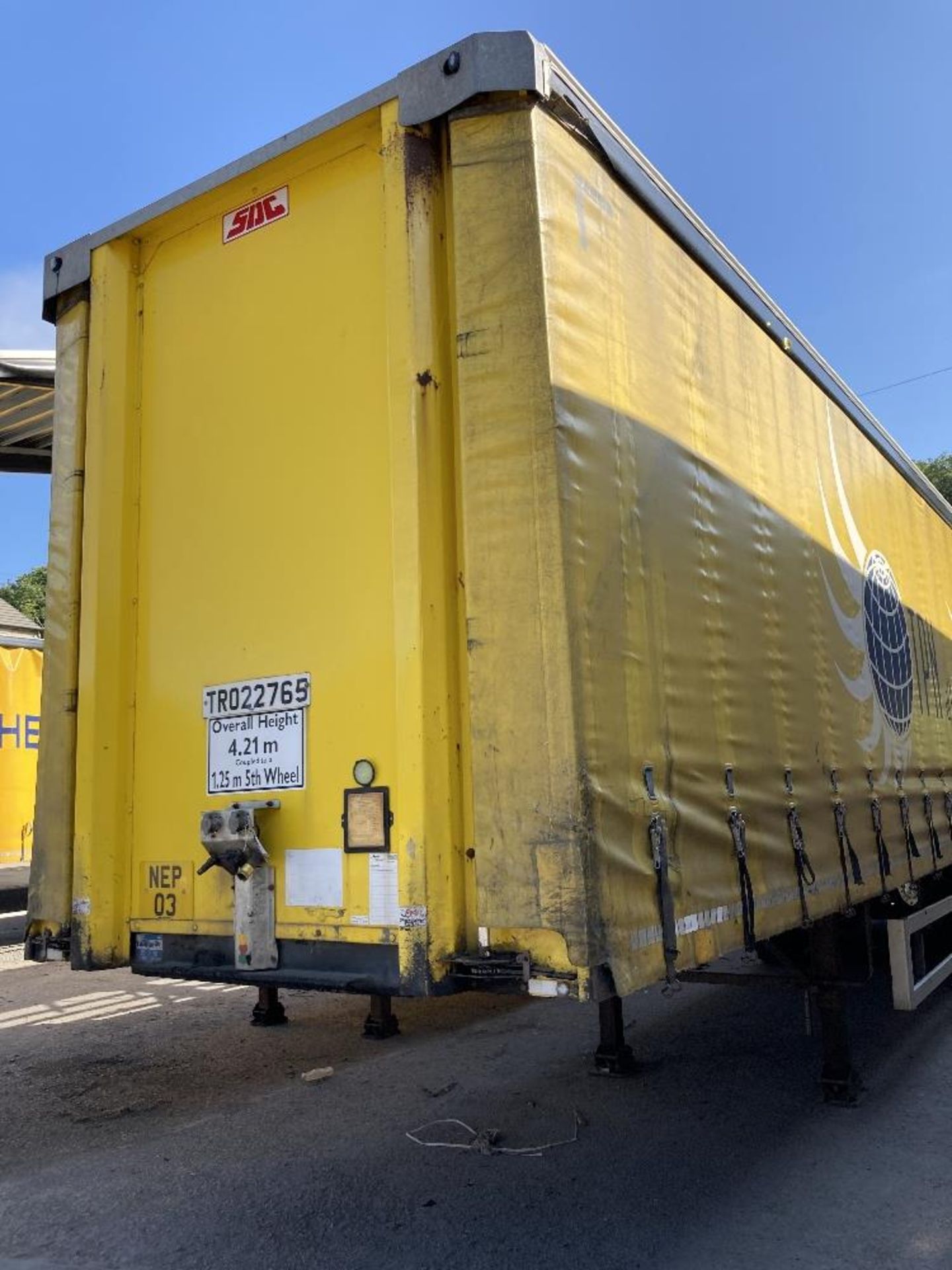 SDC 13.7mtr tri-axle curtainside trailer - Image 5 of 12