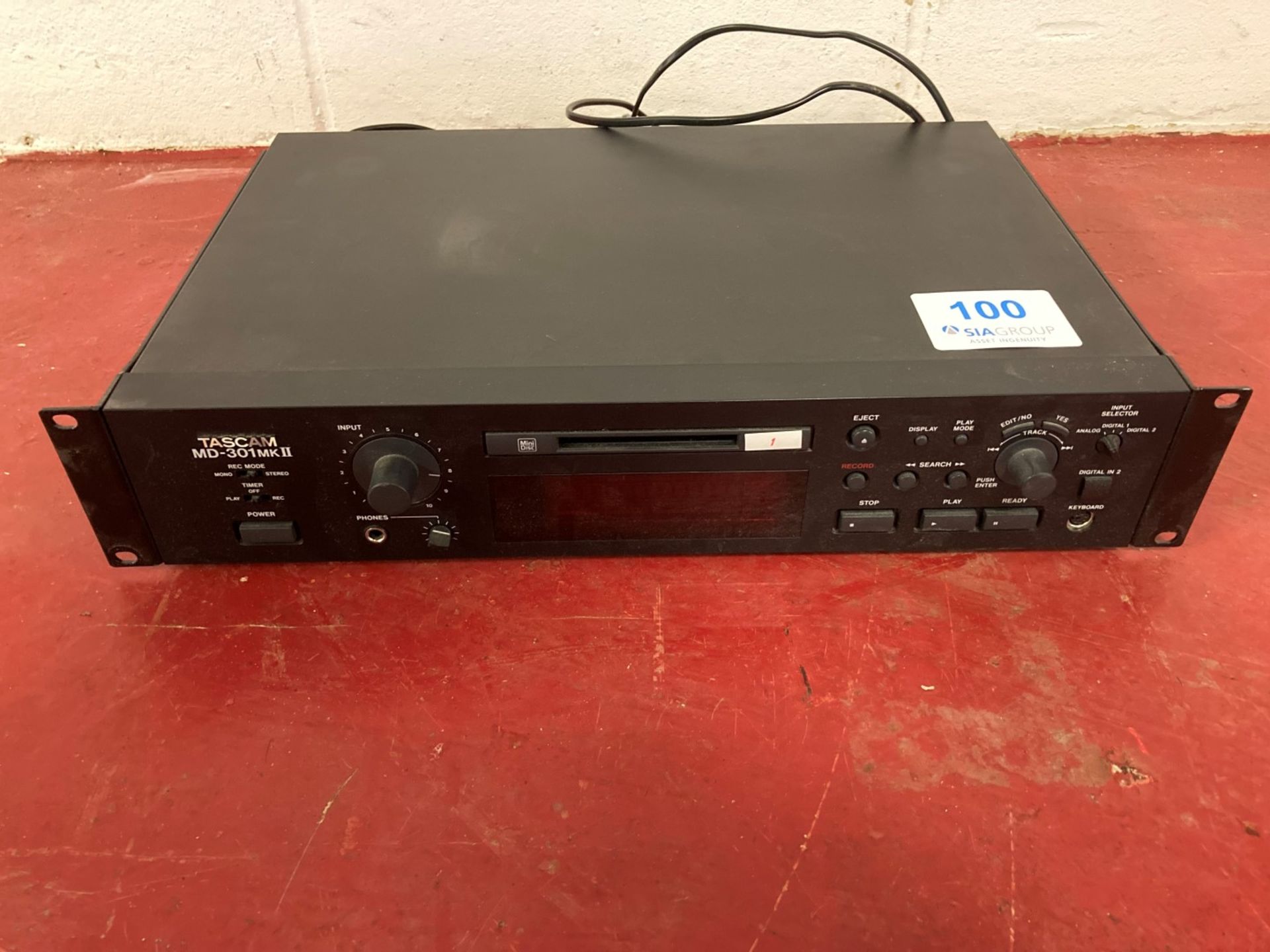 Tascam MD-301 MKII mini disk player / recorder