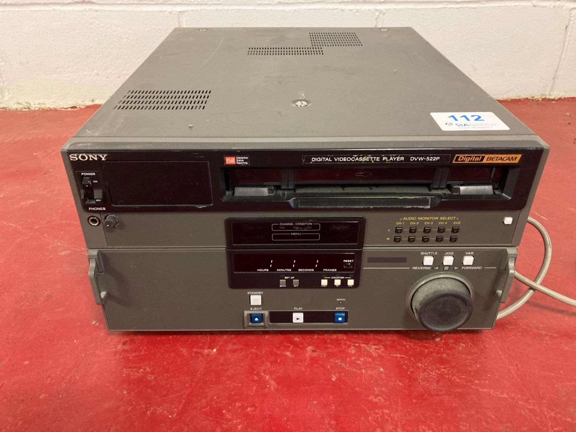Sony DVW-522P betacam digital video cassette tape player