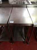 Stainless Steel Two Tier Fill in Table