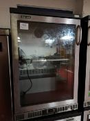 Gamko MG2/150RGCS Glass Single Door Under Counter Fridge