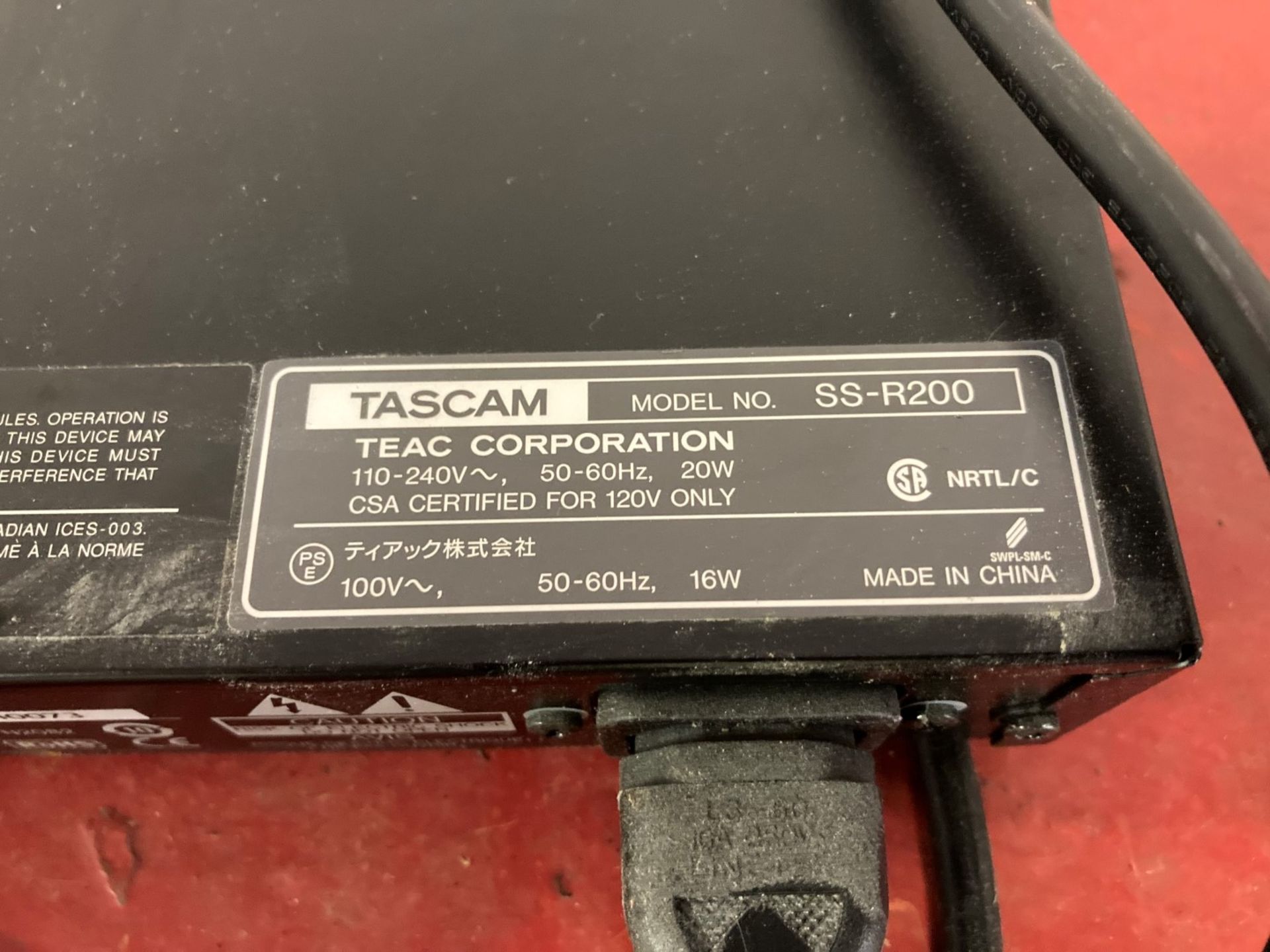 Tascam SS-R200 audio recorder - Bild 5 aus 5