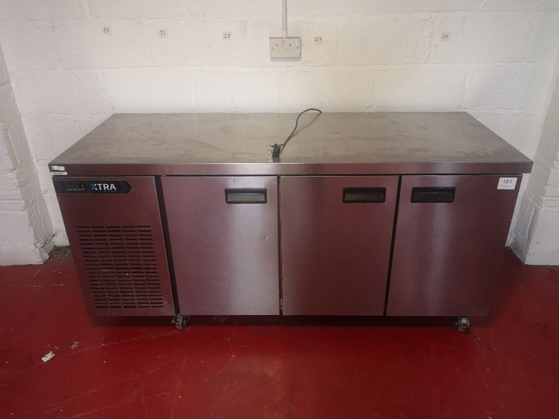 Foster Xtra XR3H Three Door Counter Fridge