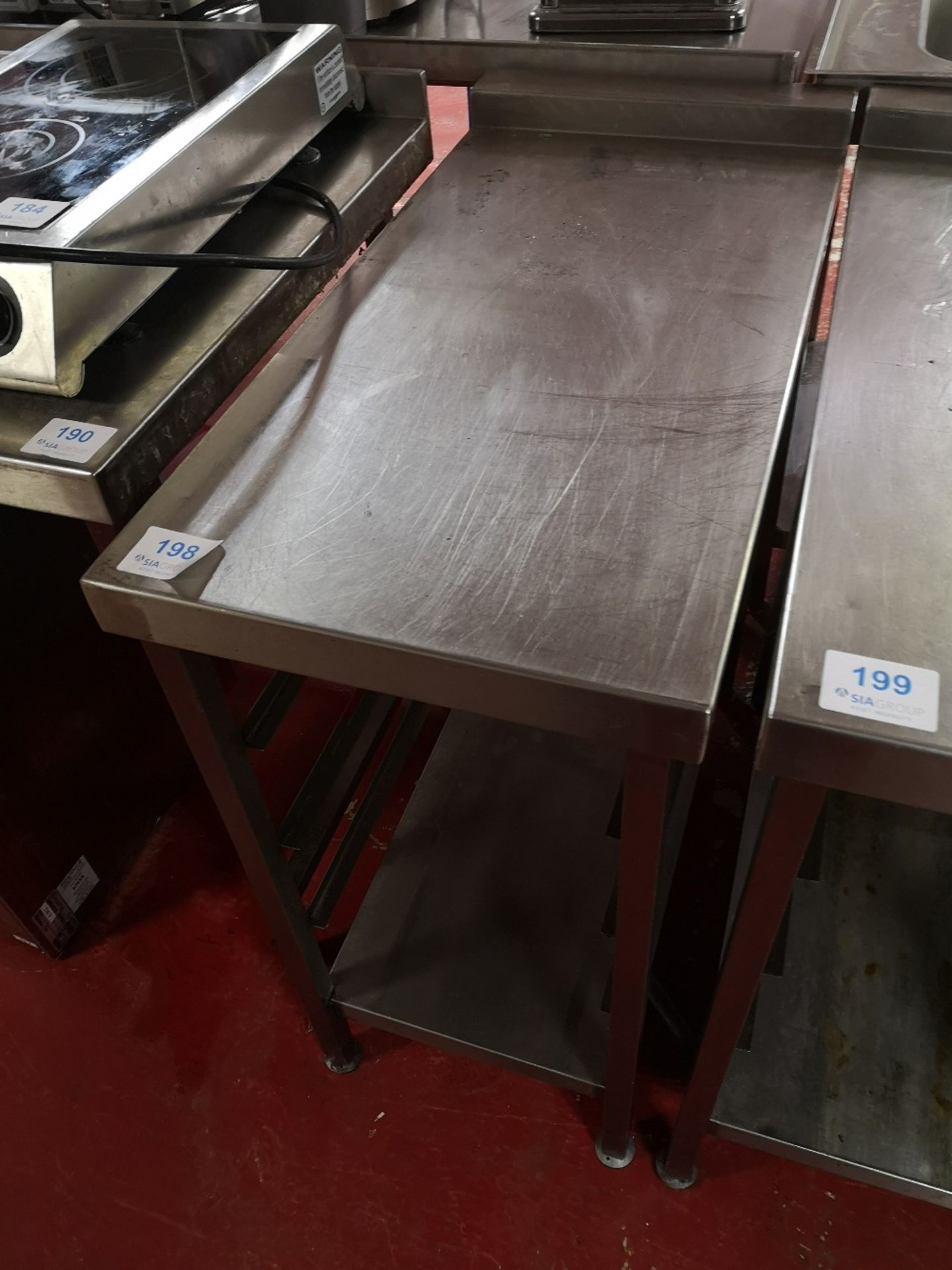 Stainless Steel Two Tier Fill in Table - Image 2 of 3