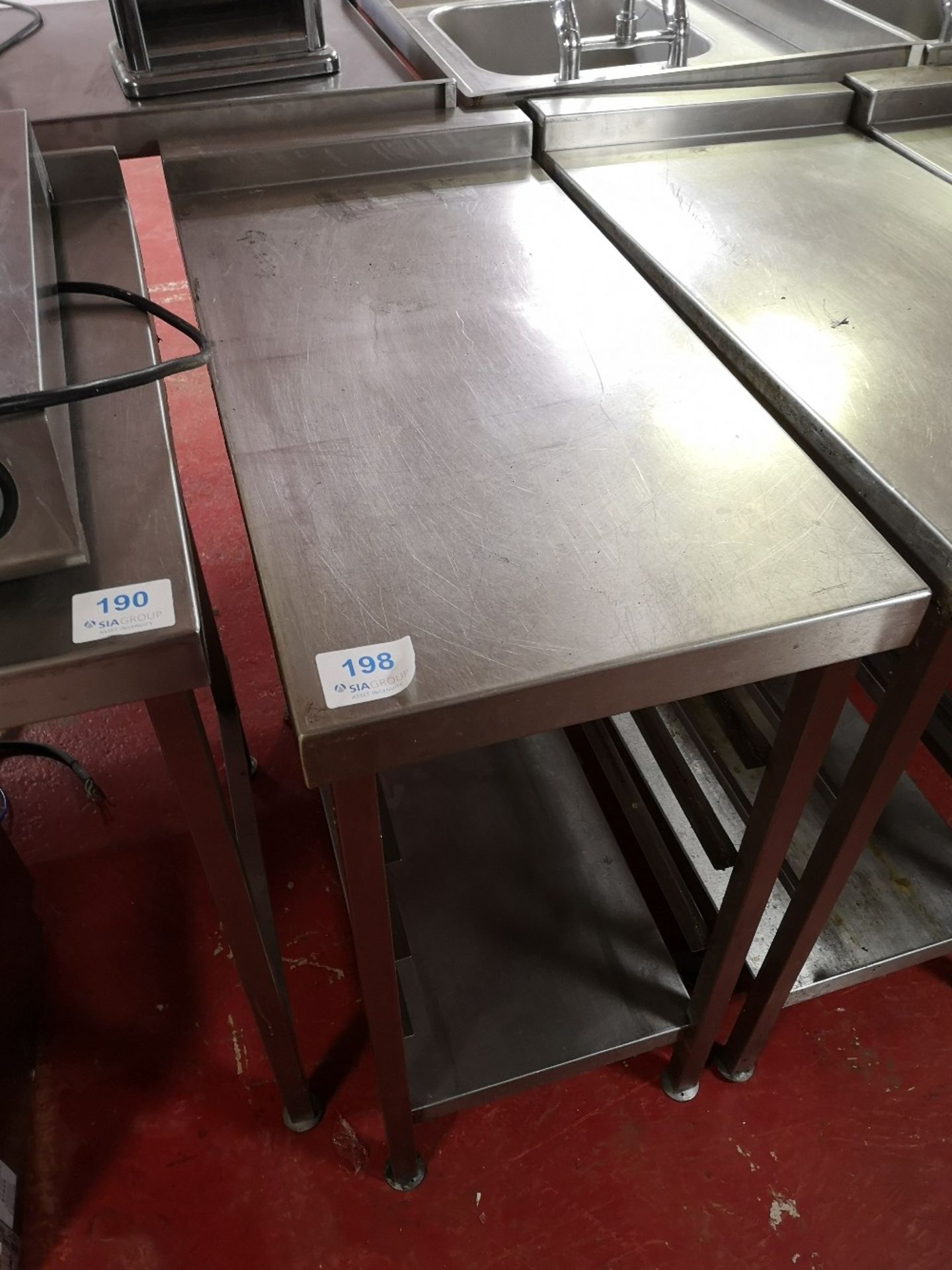 Stainless Steel Two Tier Fill in Table - Image 3 of 3