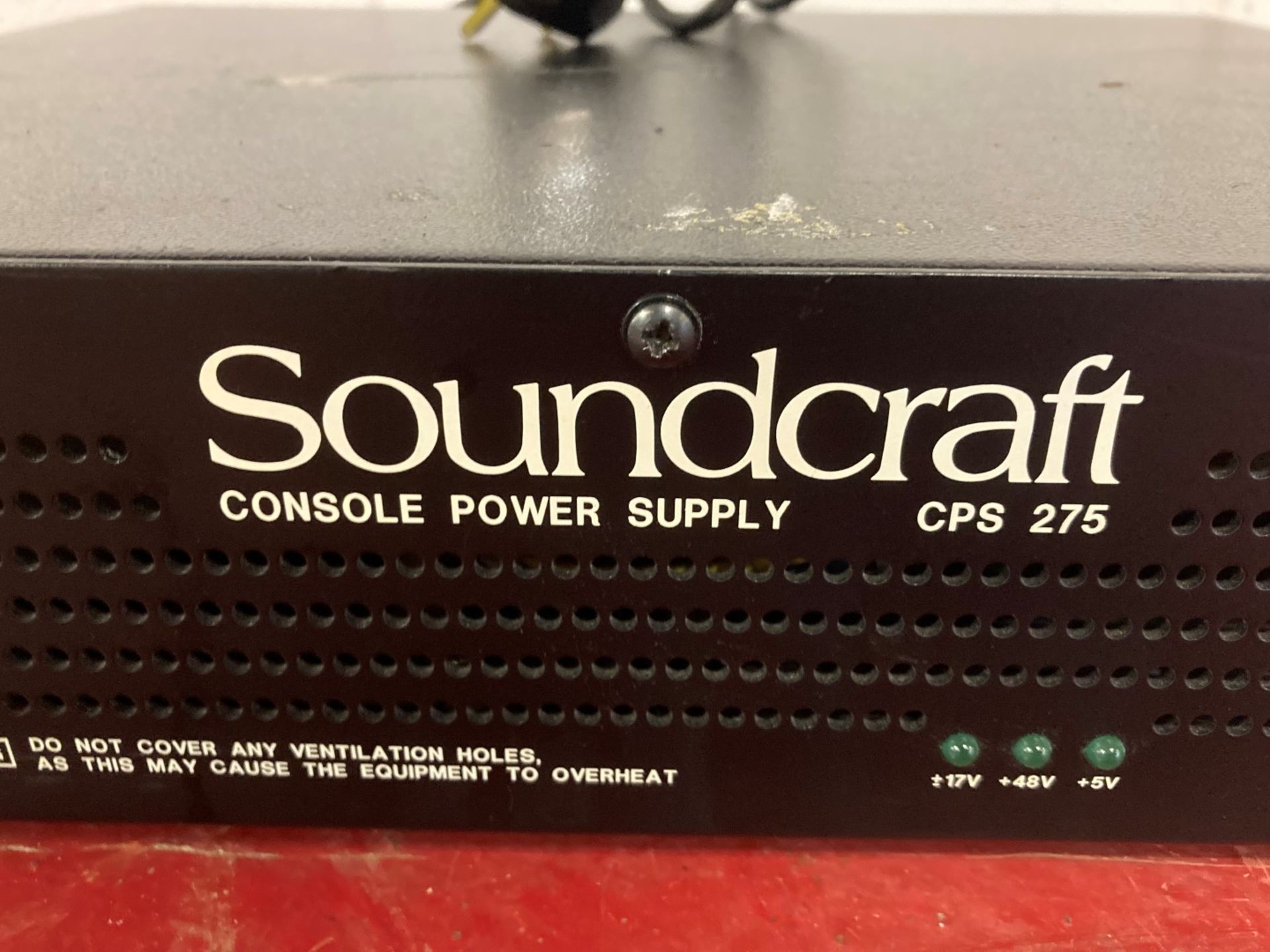 Soundcraft CPS275 power supply rackmount audio mixer - Image 3 of 4