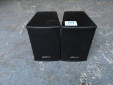 (2) Ecler Arqis ARQIS105BK Architectural Installation Speakers
