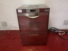 Classeq G500DUOWS Stainless Steel Undercounter Glass Washer