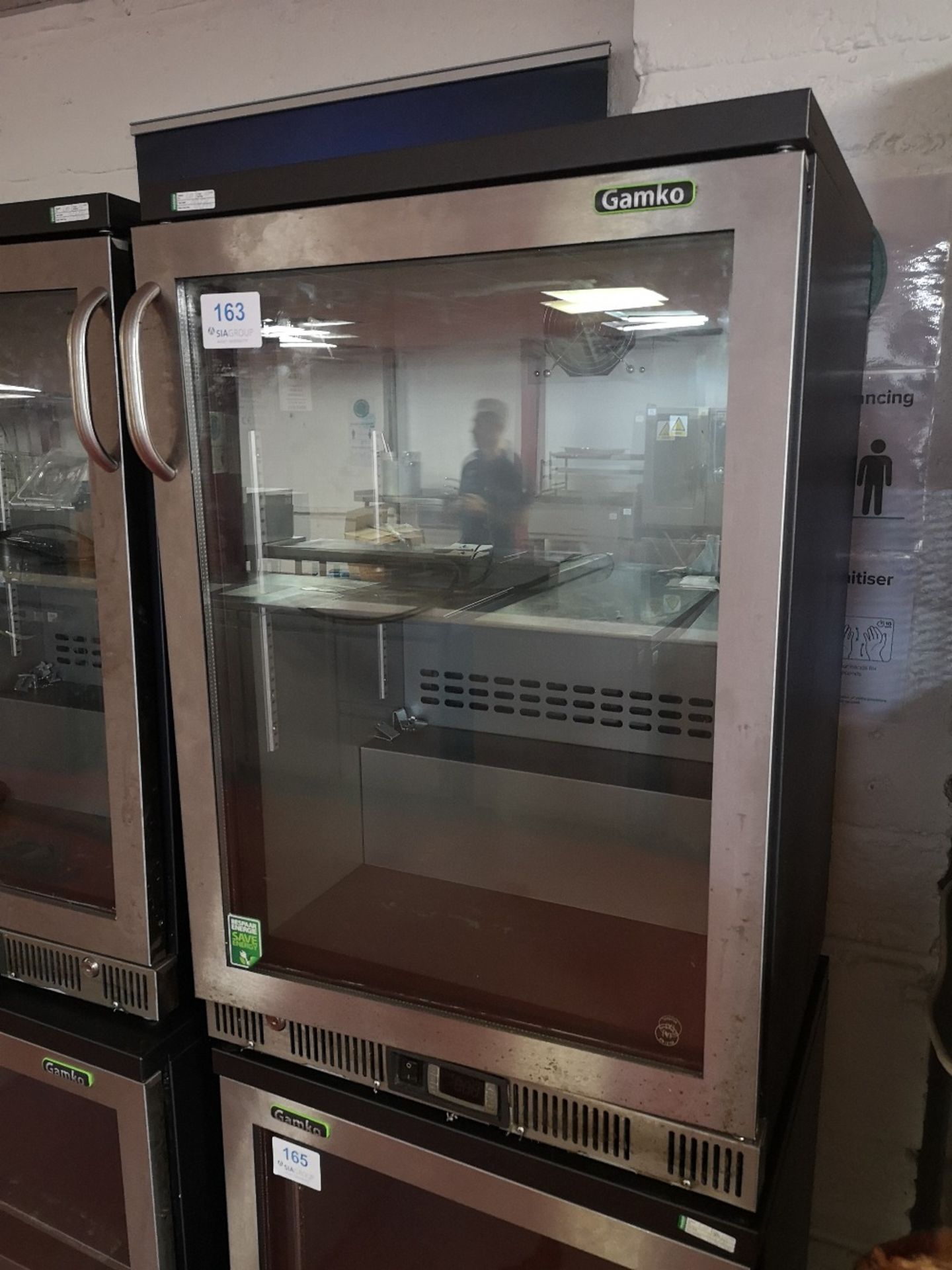 Gamko MG2/150RGCS Glass Single Door Under Counter Fridge - Image 2 of 4