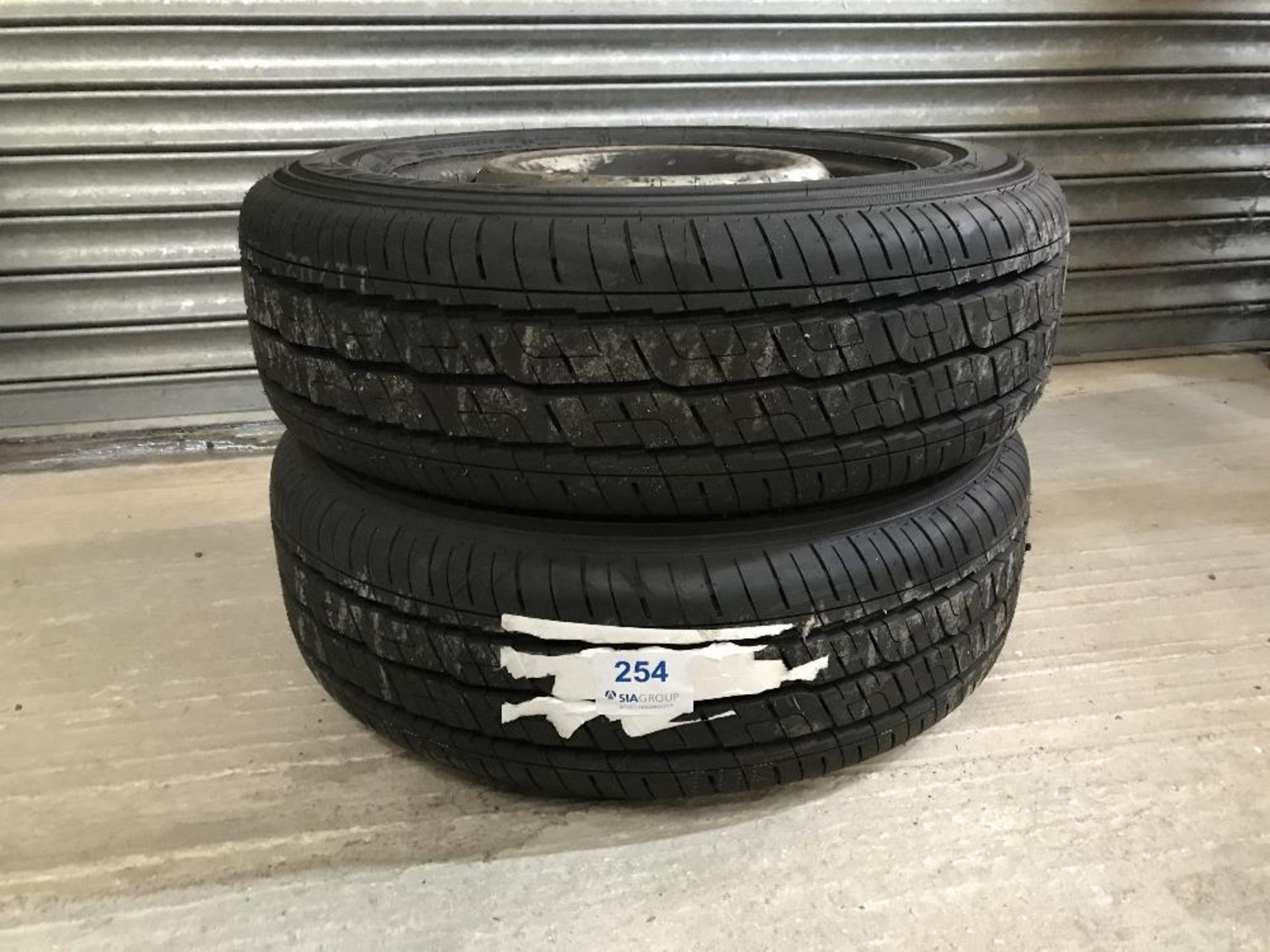 (2) 16 inch spare wheels with Avon 205/65/R16C tyres