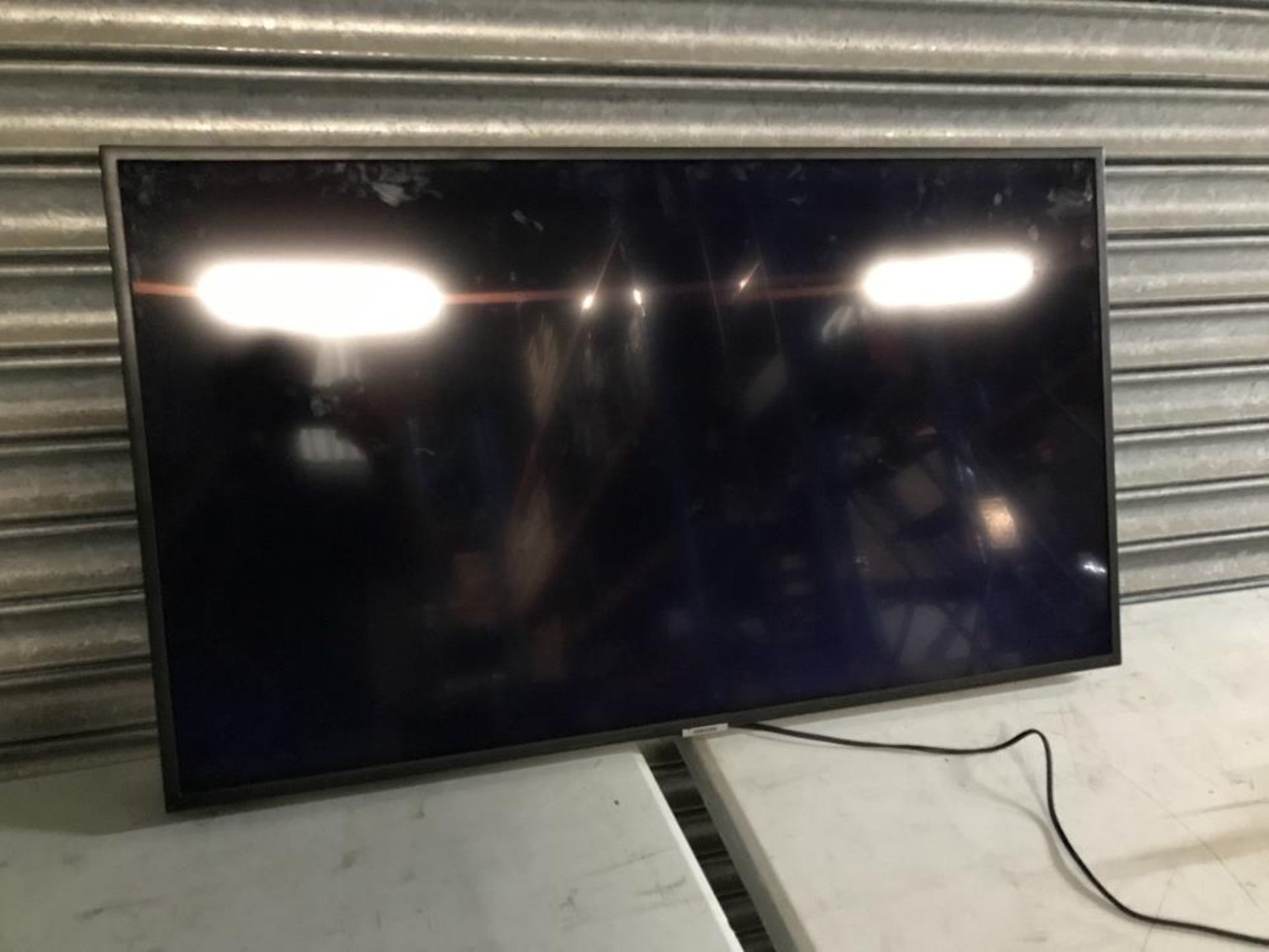 (2) Damaged Samsung 40 inch flat screen TV's