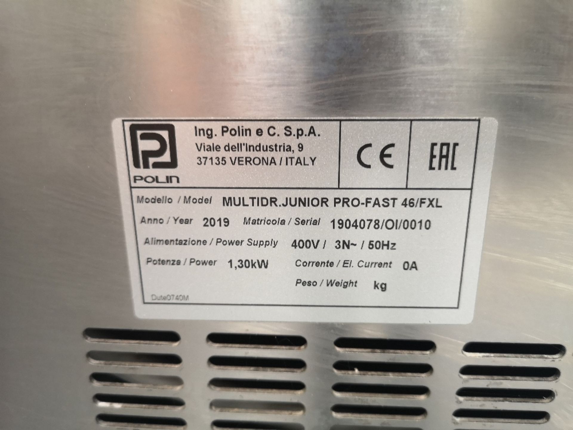 Polin Multidrop Junior Pro-Fast 46/FXL Depositer Complete with Tooling, Templates & Accessories - Image 7 of 11