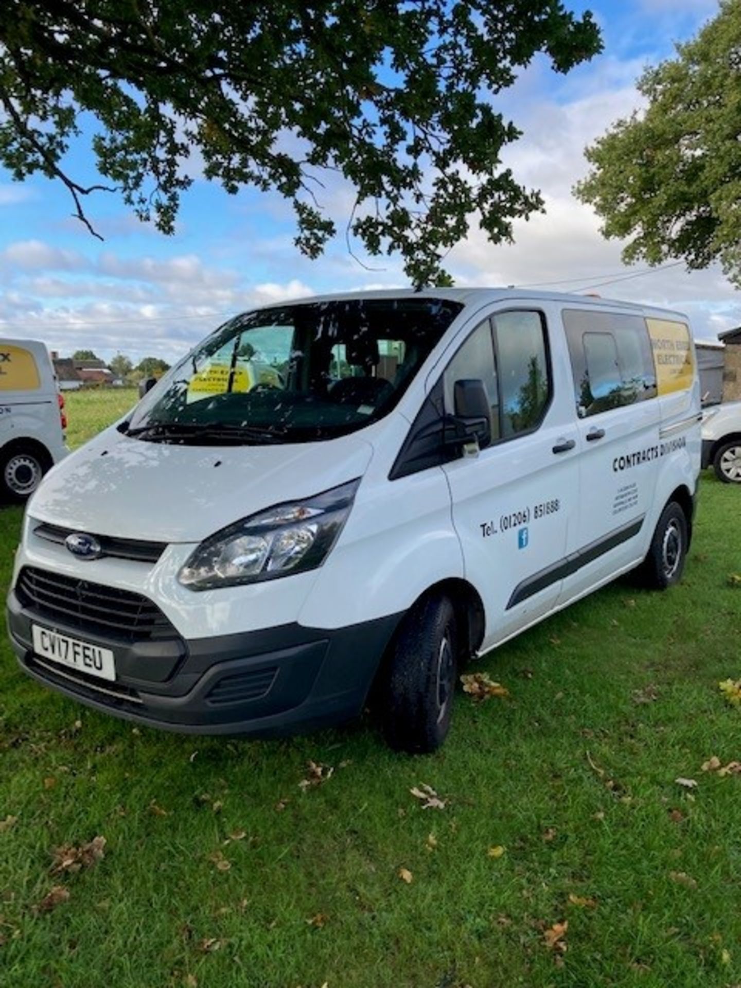 Ford Transit Custom 290 L1 DIE 2.0 TDCi crew van, Registration: CV17 FEU - Image 4 of 12