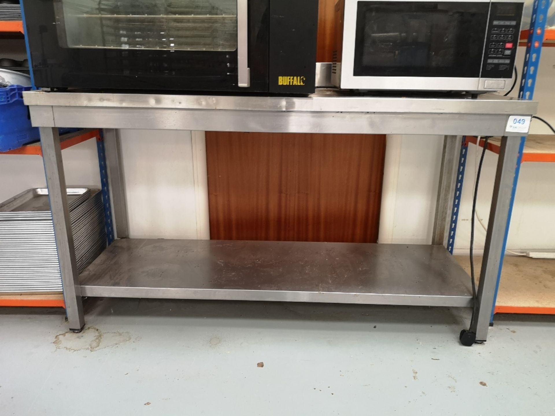 Stainless Steel Two Tier Preparation Table - Image 2 of 2