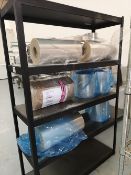 Steel Framed Five Tier Rack & Contents