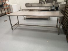 Stainless Steel Preparation Table