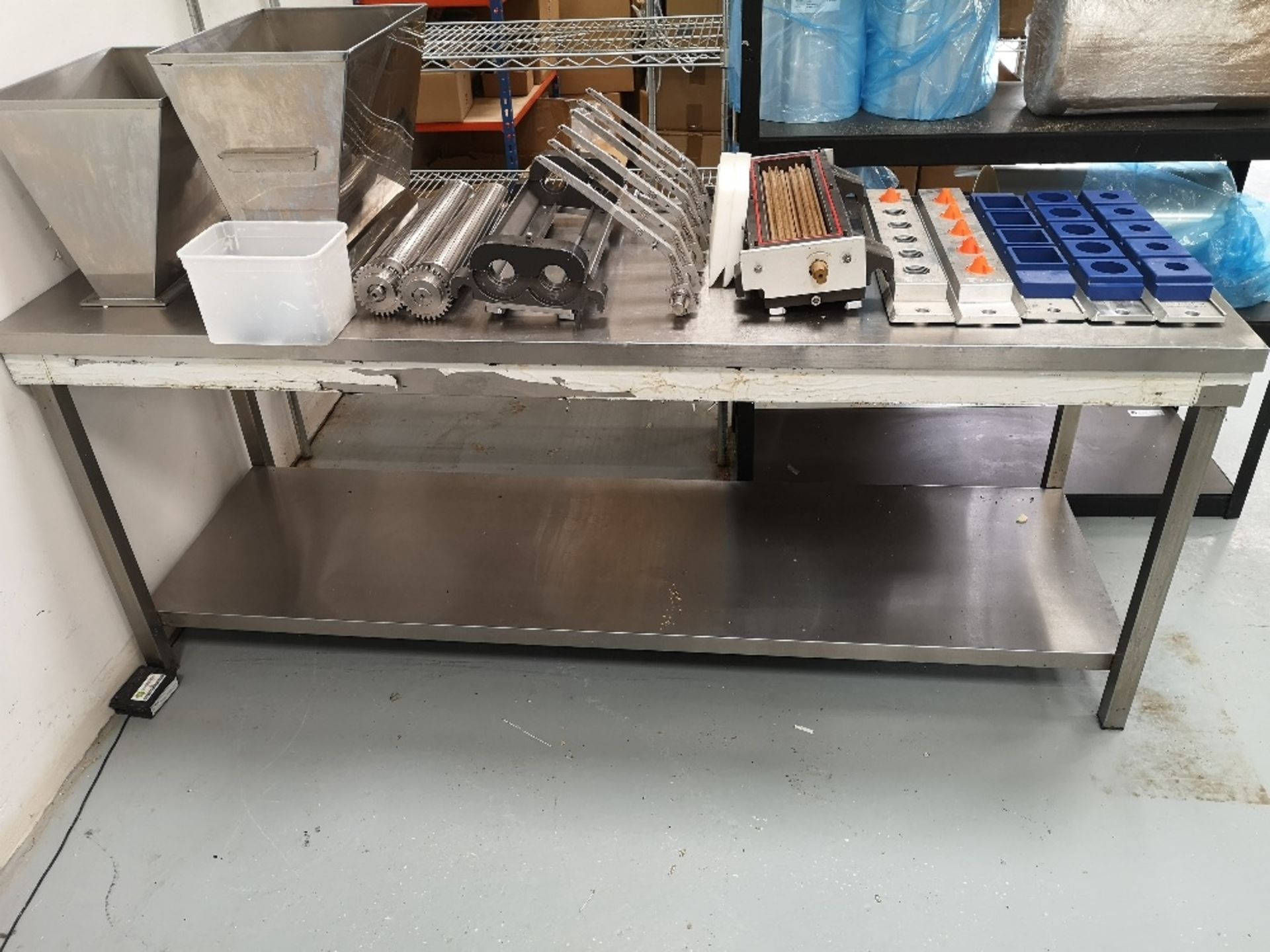 Stainless Steel Two Tier Preparation Table