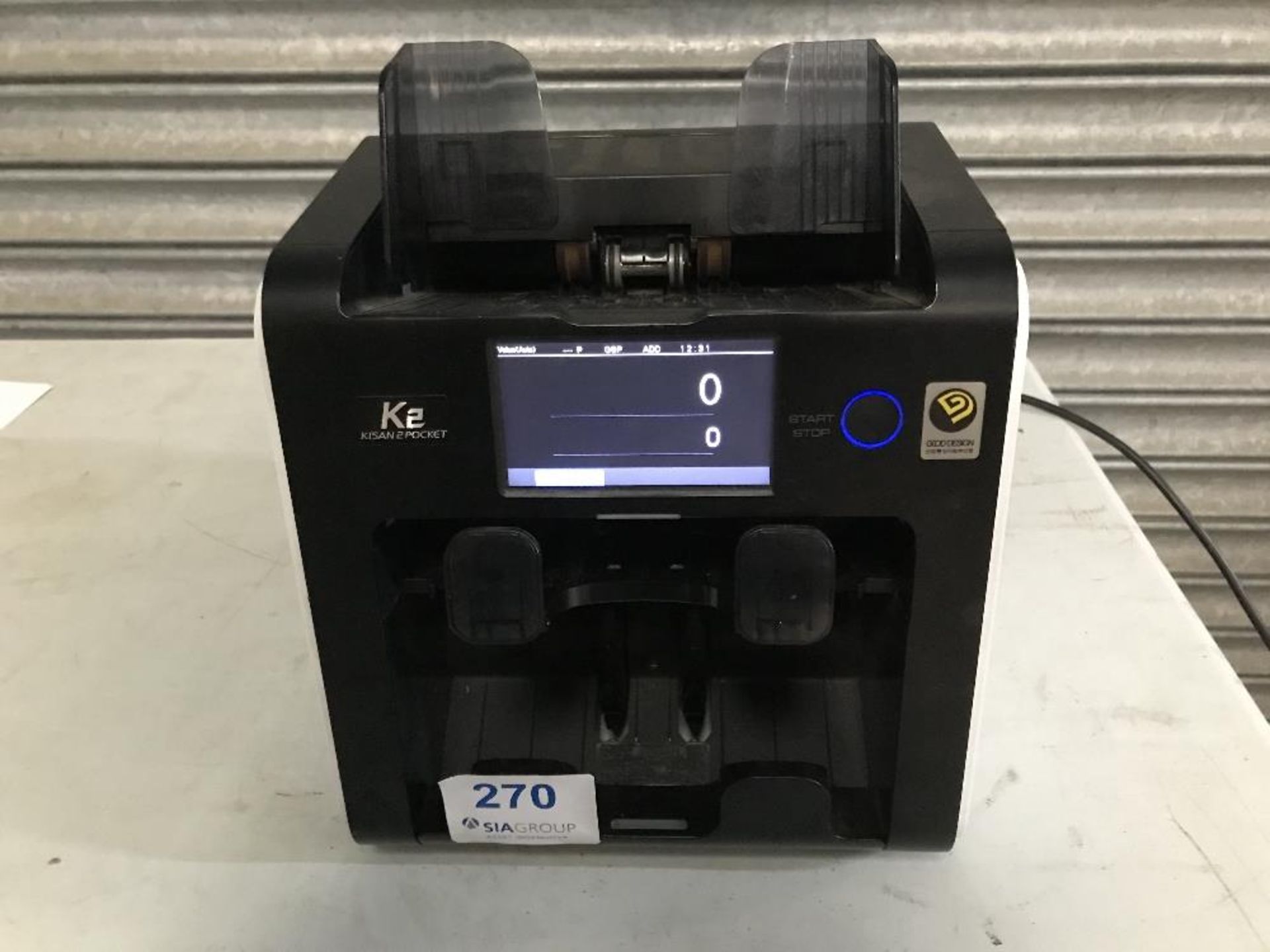 Kisan 2 pocket banknote sorter