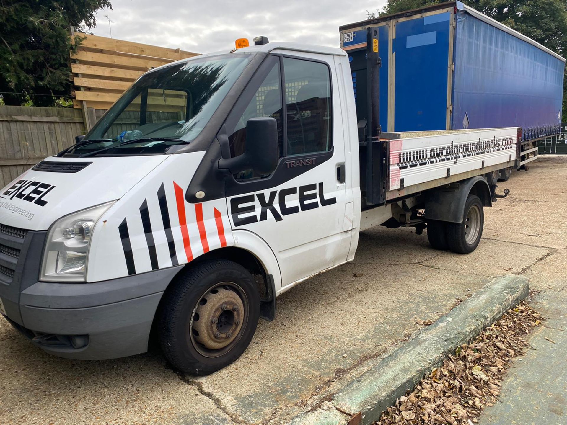 Ford Transit 125T350 RWD drop side tipper, Registration No. YF63 WCE - Image 2 of 11