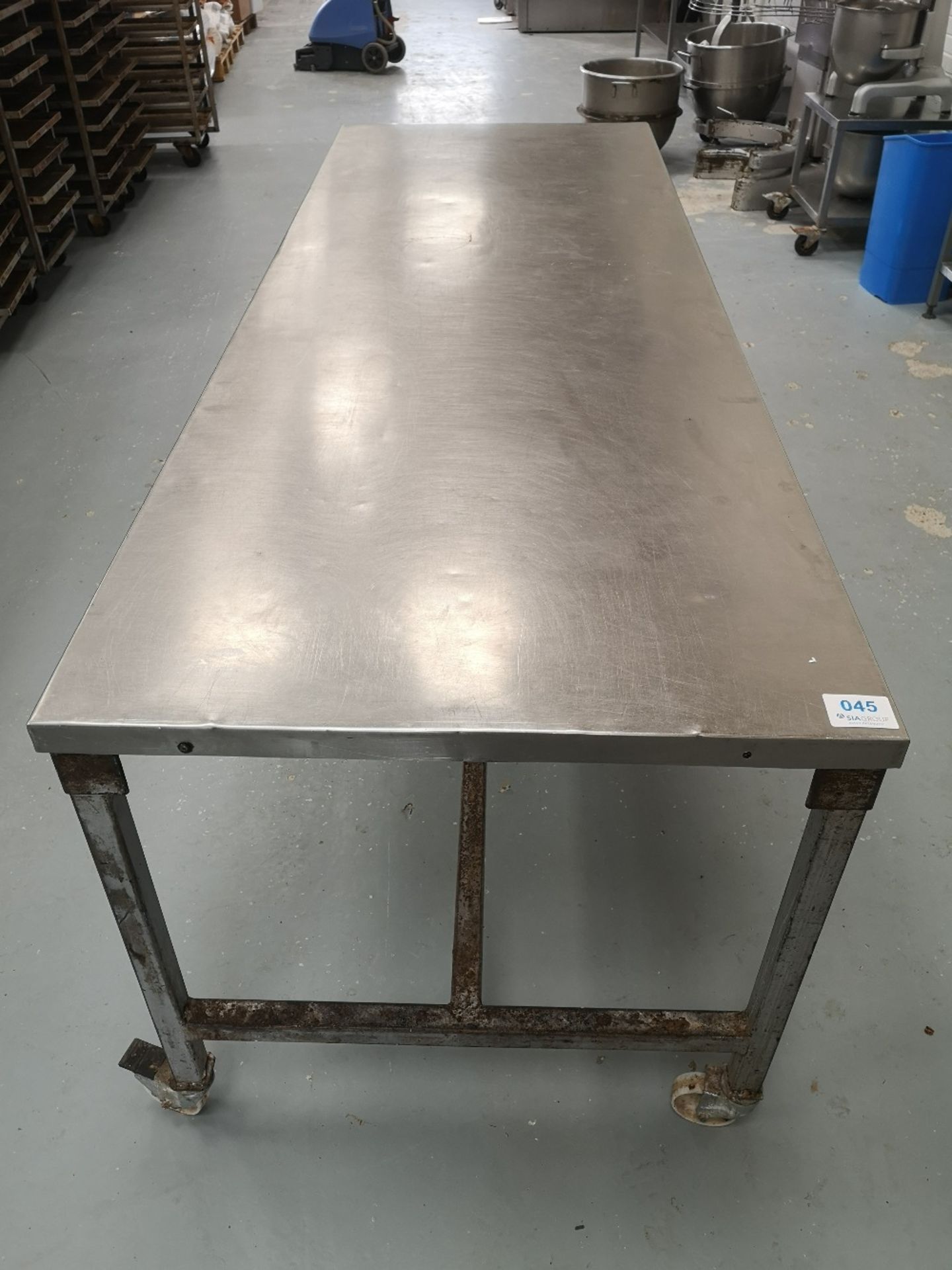 Stainless Steel Mobile Preparation Table - Image 2 of 2