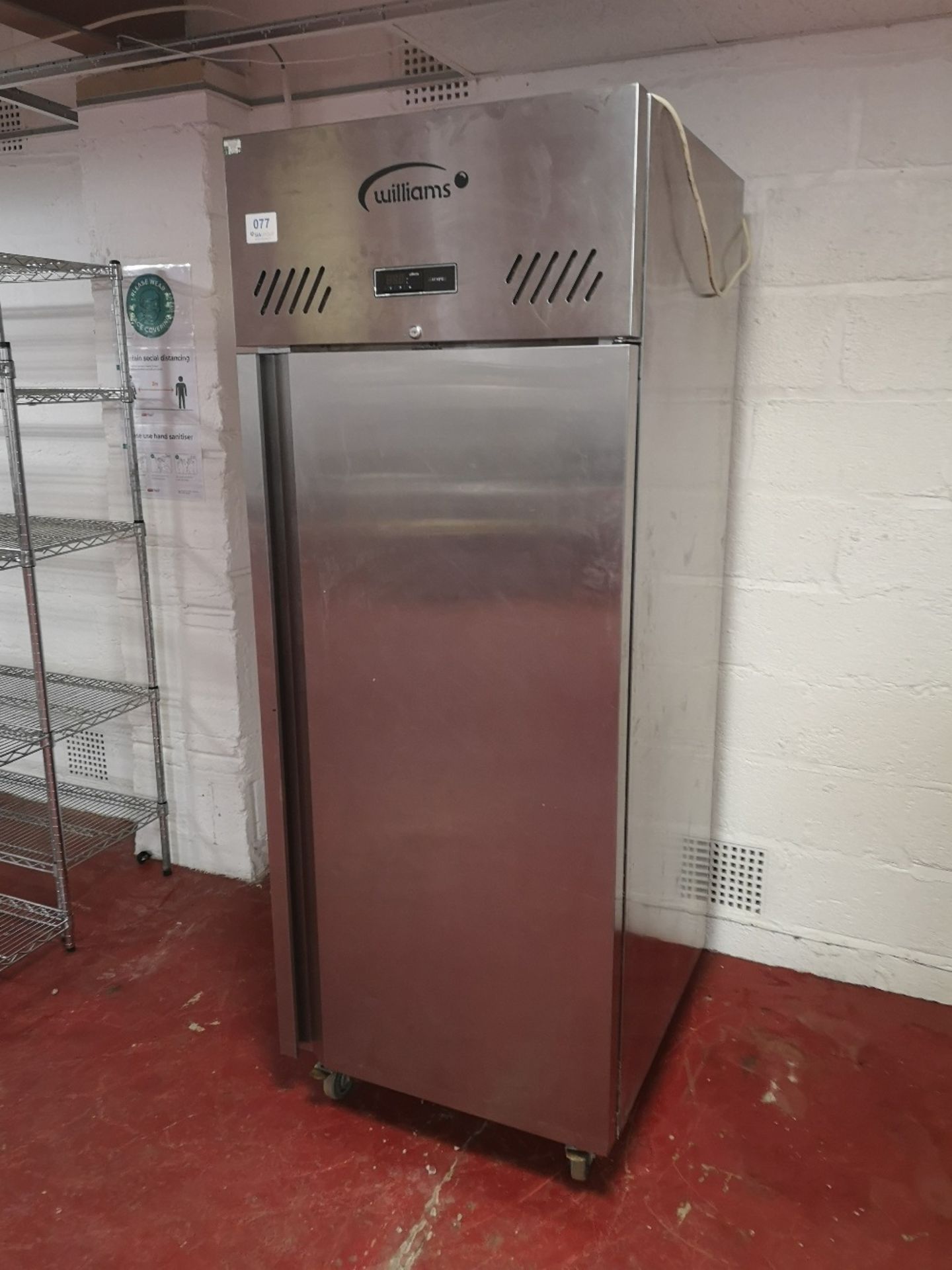 Williams Jade HJ1SA R1 620Ltr Single Door Upright Stainless Steel Fridge - Image 3 of 5