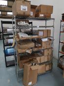 Chrome Wire Five Tier Rack & Contents