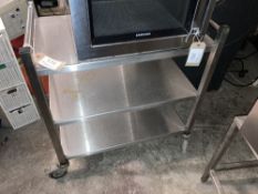 Stainless Steel 3 Tier Hostess Trolley