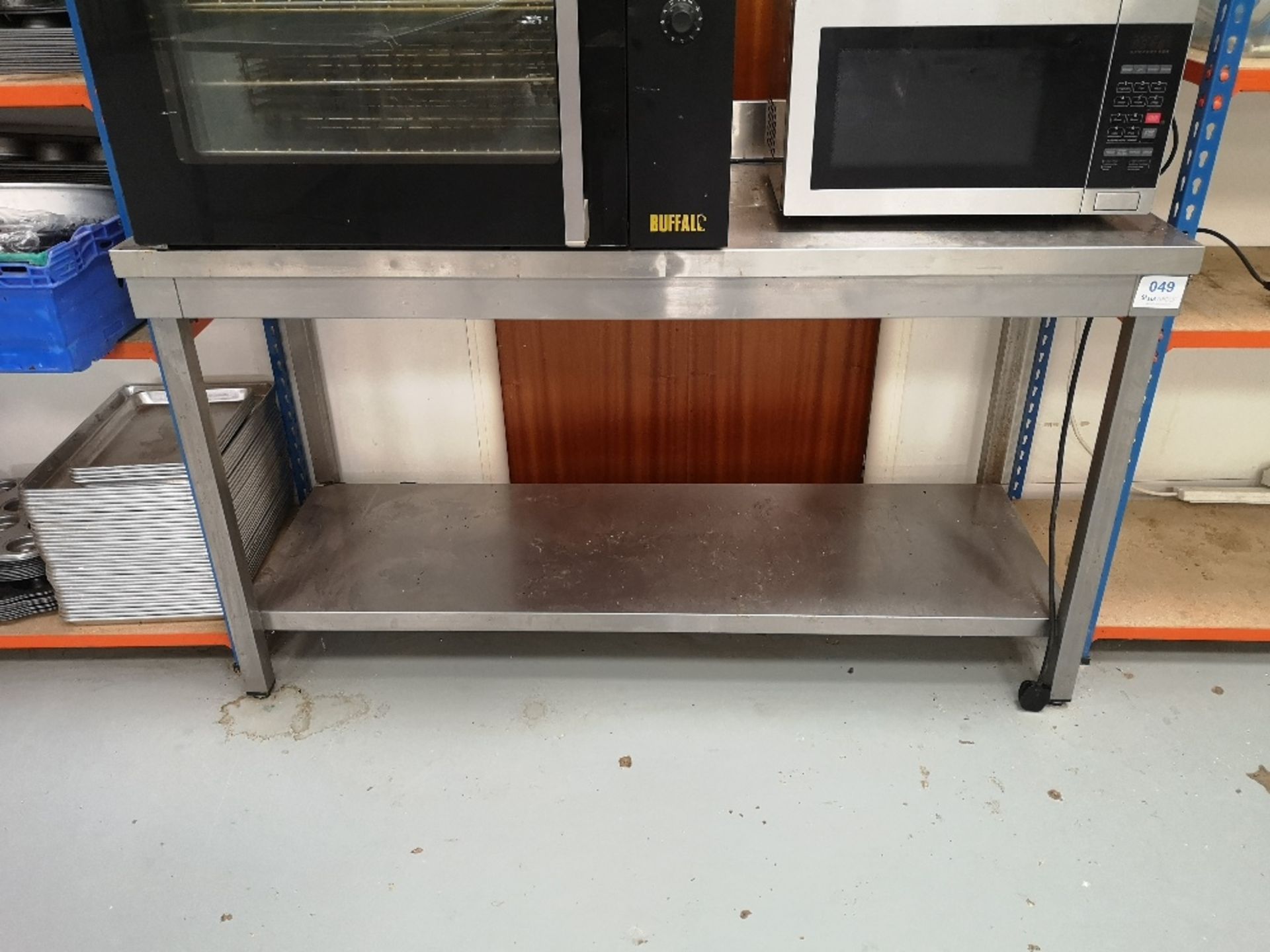 Stainless Steel Two Tier Preparation Table